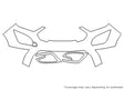 ecosport 3M Clear Bra Bumper Precut PPF Diagram