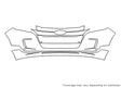 edge Avery Dennison Clear Bra Bumper Precut PPF Diagram