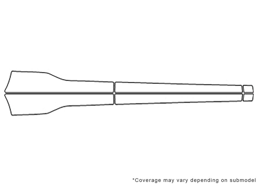 edge 3M Clear Bra Door Cup Precut PPF Diagram