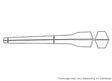 edge Avery Dennison Clear Bra Door Cup Precut PPF Diagram