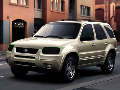 ford escape 2001-2004 Headlight Tint Location