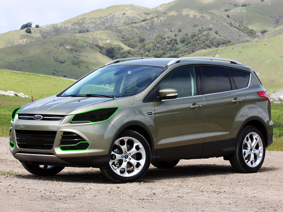 ford escape 2013-2016 Headlight Tint Location
