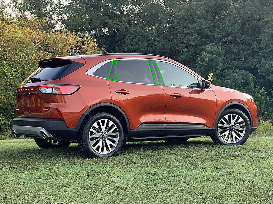 ford escape 2020-2022 (w/ keypad) Pillar Post Trim Installation Location