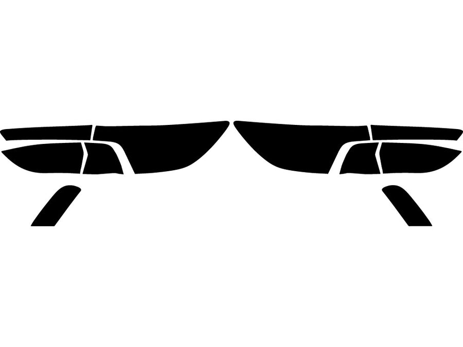 escape Precut Tail Light Tint Diagram