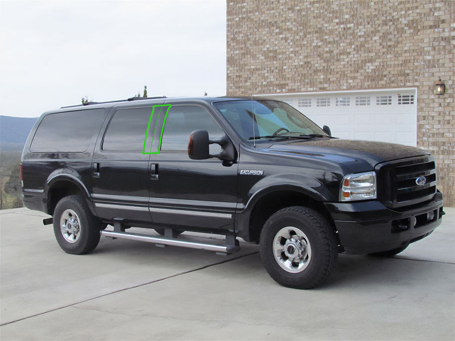 ford excursion 2000-2005 Pillar Post Trim Installation Location