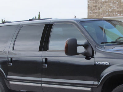 ford excursion 2000-2005 Brushed Aluminum Black Pillar Cover Diagram