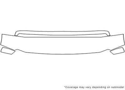 excursion Avery Dennison Clear Bra Hood Precut PPF Diagram