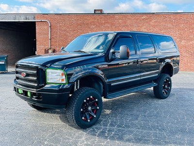 ford excursion 2005-2005 Headlight Protection Installation Location