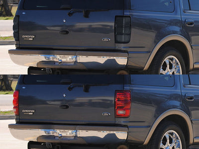expedition Before and After Smoked Taillights