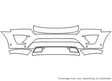 expedition Avery Dennison Clear Bra Bumper Precut PPF Diagram