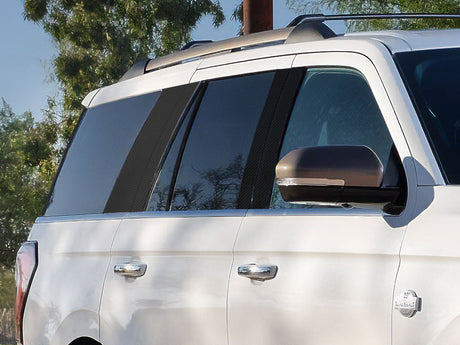 ford expedition 2018-2024 Carbon Fiber Pillar Cover Diagram