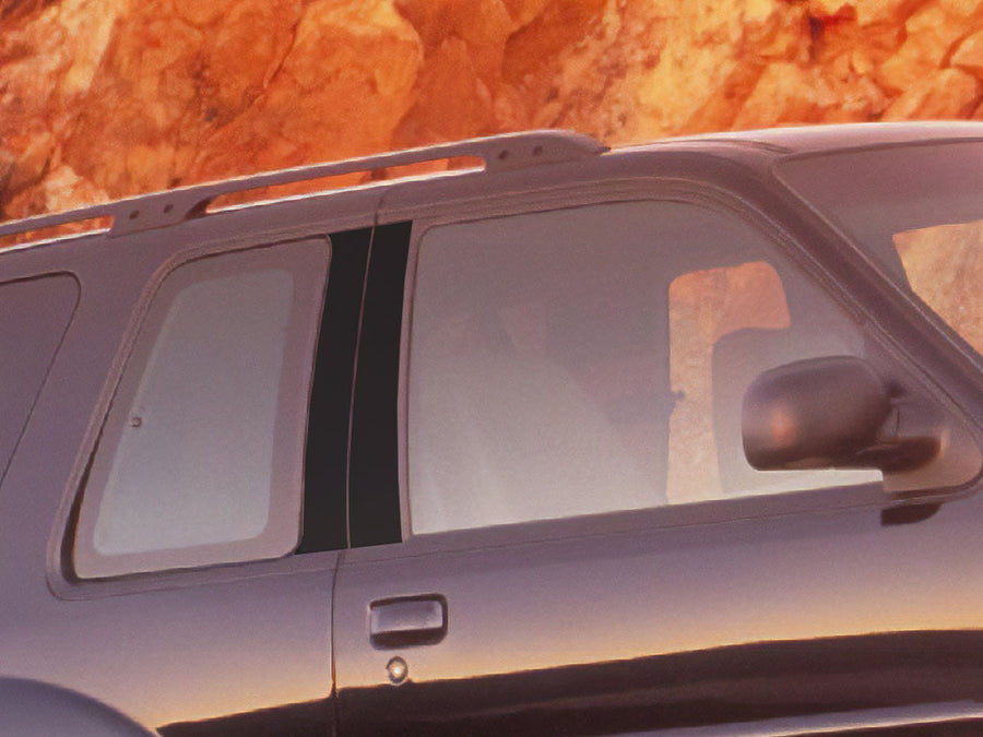 ford explorer 1991-2001 (sport) Gloss Black Pillar Cover Diagram