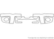 explorer Avery Dennison Clear Bra Bumper Precut PPF Diagram