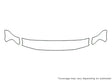 explorer 3M Clear Bra Hood Precut PPF Diagram