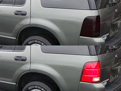 explorer Before and After Smoked Taillights