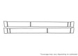 explorer 3M Clear Bra Door Cup Precut PPF Diagram