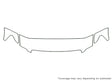 explorer 3M Clear Bra Hood Precut PPF Diagram