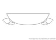 explorer Avery Dennison Clear Bra Hood Precut PPF Diagram