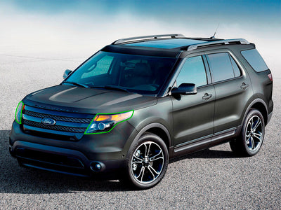 ford explorer 2011-2015 Headlight Protection Installation Location