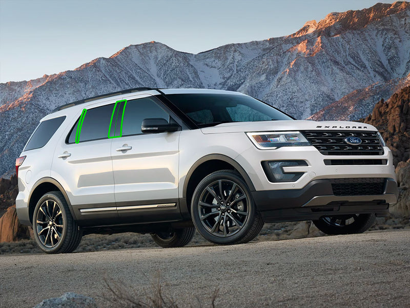 ford explorer 2011-2019 Pillar Post Trim Installation Location