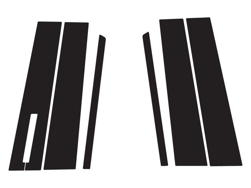 ford explorer 2011-2019 Camo Pillar Trim Diagram