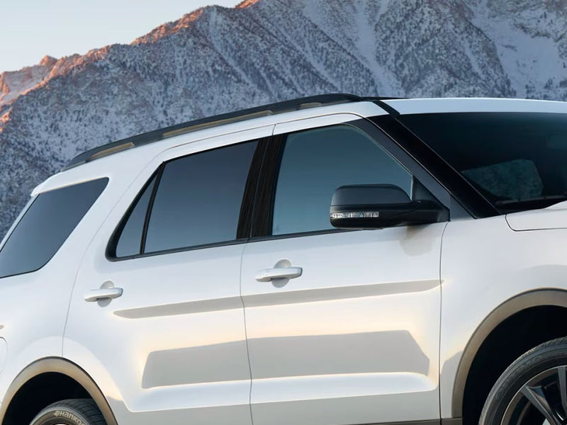 ford explorer 2011-2019 Brushed Aluminum Black Pillar Cover Diagram