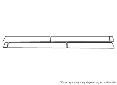explorer 3M Clear Bra Door Cup Precut PPF Diagram