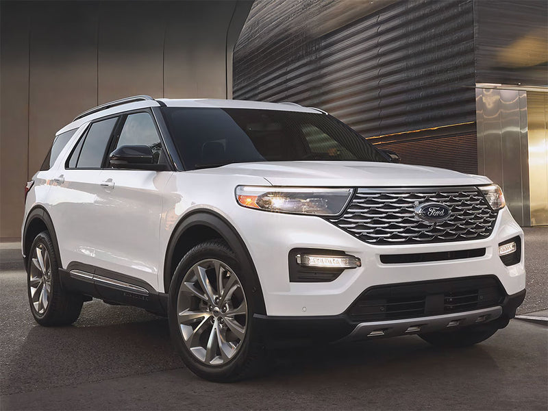 ford explorer 2020-2024 Piano Black Pillar Trim