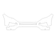 explorer Avery Dennison Clear Bra Bumper Precut PPF Diagram