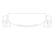 explorer Avery Dennison Clear Bra Hood Precut PPF Diagram