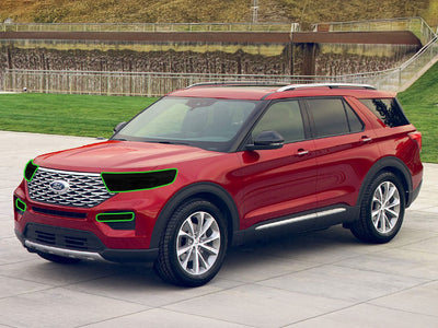 ford explorer 2020-2024 Headlight Tint Location