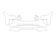 explorer 3M Clear Bra Bumper Precut PPF Diagram