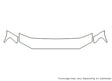 explorer sport trac 3M Clear Bra Hood Precut PPF Diagram