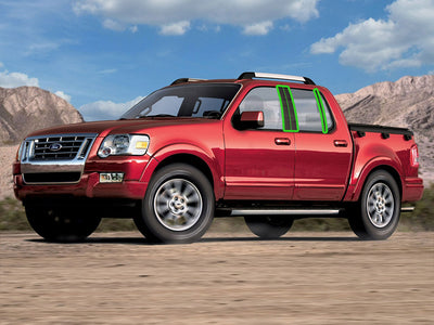 ford explorer sport trac 2001-2005 Pillar Post Trim Installation Location
