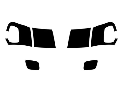 ford explorer sport trac 2001-2005 Headlight Tint