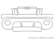 explorer sport trac Avery Dennison Clear Bra Bumper Precut PPF Diagram