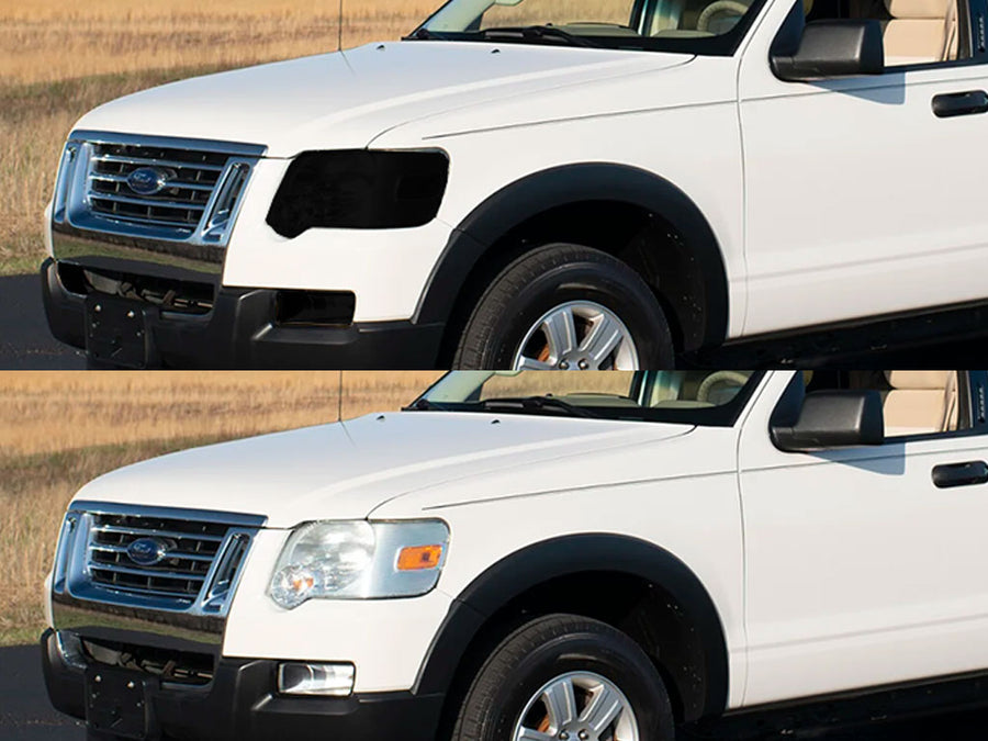 ford explorer sport trac 2007-2010 Headlight Tint Appearance