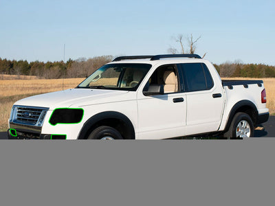 ford explorer sport trac 2007-2010 Headlight Tint Location