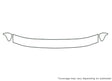 f-150 Avery Dennison Clear Bra Hood Precut PPF Diagram