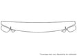 f-150 3M Clear Bra Hood Precut PPF Diagram