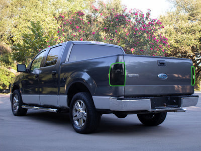 f-150 (step side) Tail Light Tint Installation Points