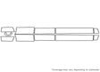 f-150 3M Clear Bra Door Cup Precut PPF Diagram