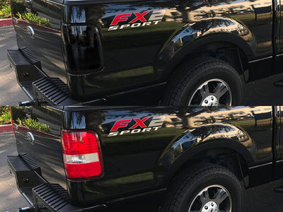 f-150 Before and After Smoked Taillights