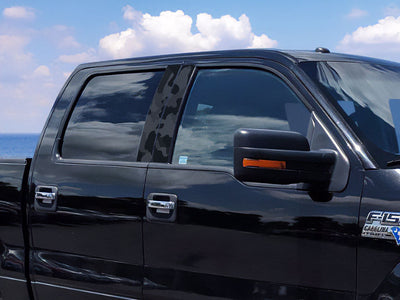 ford f-150 2004-2014 (regular cab) Camo Pillar Cover Diagram