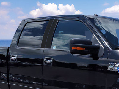 ford f-150 2004-2014 (regular cab) Custom Pillar Cover Diagram