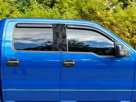 ford f-150 2004-2014 (supercab / supercrew) Camo Pillar Cover Diagram