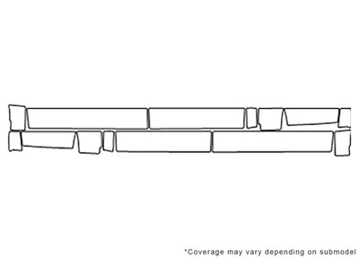 f-150 Avery Dennison Clear Bra Door Cup Precut PPF Diagram