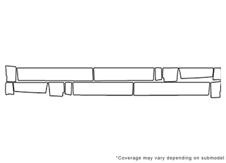 f-150 Avery Dennison Clear Bra Door Cup Precut PPF Diagram