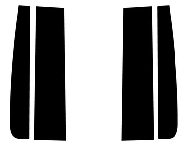 ford f-150 2015-2024 (regular cab) Camo Pillar Trim Diagram