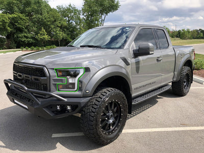 ford f-150 2017-2019 (svt raptor) Headlight Protection Installation Location